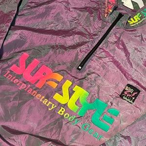 Surf Style Windbreaker Quarter Zip